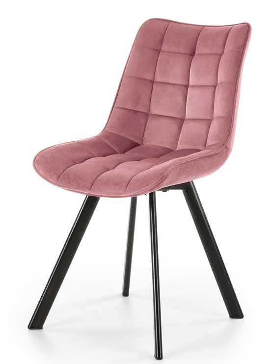 Стул для столовой K332, розовый, 46 см x 61 см x 84 см