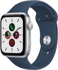 Умные часы Apple Watch SE GPS + Cellular 44mm, синий/серебристый