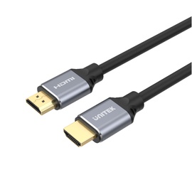Kabelis Unitek C140W HDMI 2.1, HDMI 2.1, 5 m, sidabro/juoda