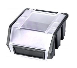 Tarvikute karp Okko, 116 mm x 112 mm x 75 mm, must