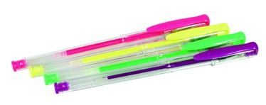 Lodīšu pildspalva 707111, daudzkrāsaina, 0.7 mm, 4 gab.