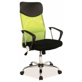 Kontoritool Fotel Q-025 OBRQ025ZCML, 45 - 54 x 62 x 111 cm, must/roheline/mitmevärviline