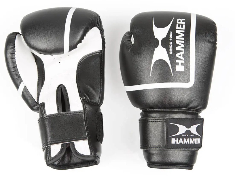 Боксерские перчатки Hammer Fit II, белый/черный, 6 oz