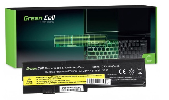Sülearvutiaku Green Cell LE16, 4.4 Ah, Li-Ion