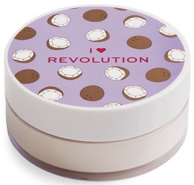 Birstošais pūderis Makeup Revolution London I Heart Revolution Loose Baking Coconut, 22 g