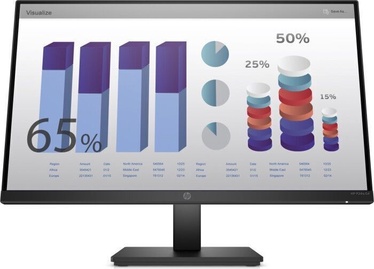 Monitor HP P24q G4, must, 23.8" (kahjustatud pakend)