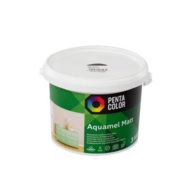 Краска-эмаль Pentacolor Aquamel, 3 кг, тёмный палисандр