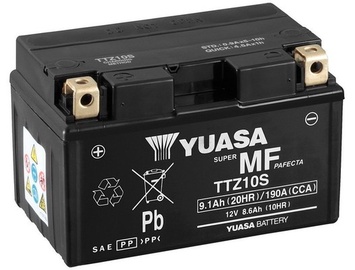 Akumulators Yuasa TTZ10S, 12 V, 8.6 Ah, 190 A