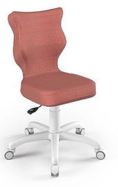 Детский стул Petit MT08 Size 4, белый/розовый, 37 см x 77 - 83 см