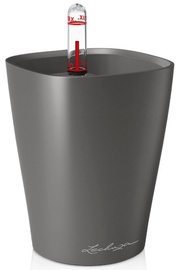 Puķu pods Lechuza Mini Deltini, antracīta, Ø 100 mm, 100 mm x 100 mm