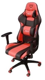 Игровое кресло Furgle F041A, 49 x 63 x 129 см, черный/красный