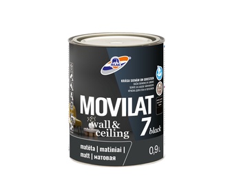 Dispersiniai dažai Rilak Movilat 7, juoda, 0.9 l