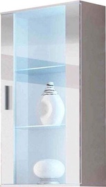 Шкаф-витрина Cama Meble Soho 2, белый, 120 см x 41 см x 80 см