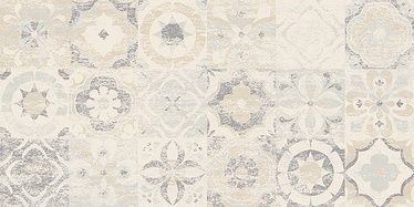 Flīzes, keramikas Ceramika Paradyz Iga Dekoras 4333990606249, 60 cm x 30 cm, balta