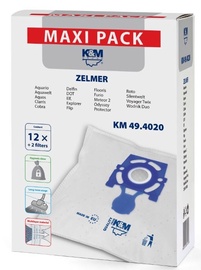 Putekļu sūcēja maiss K&M KM 49.4020 Maxi, 12 gab.