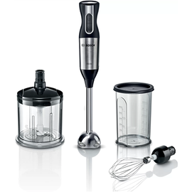 Rokas blenderis Bosch ErgoMixx MS6CM4160, melna/nerūsējošā tērauda