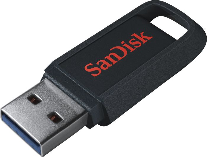 USB atmintinė SanDisk Ultra Trek, juoda, 64 GB