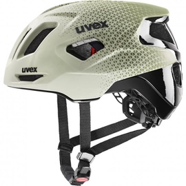 Шлемы велосипедиста универсальный Uvex Gravel Y, черный/оливково-зеленый, 56-61