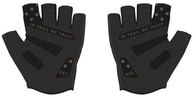 Jalgrattakindad universaalne Rock Machine Race Gloves SF, must/oranž/khaki, S