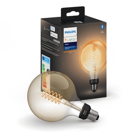 LED lamp Philips Hue Filament LED, soe valge, E27, 7 W, 550 lm