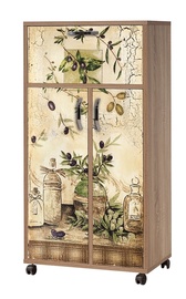 Skapītis Kalune Design Kiler 869VEL4507, ozola, 36 cm x 60 cm x 116 cm
