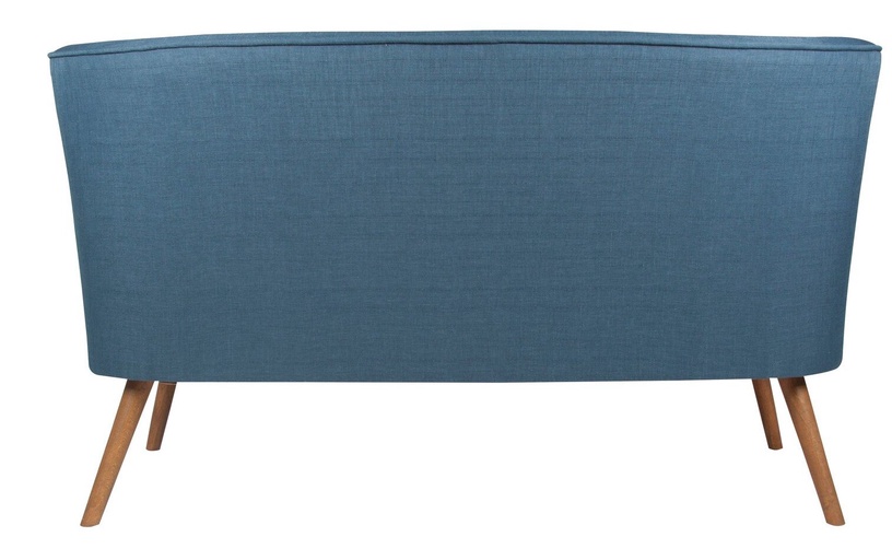 Dīvāns Hanah Home Bienville 2-Seat, zila, 141 x 73 cm x 77 cm