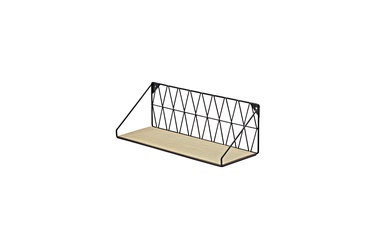 Plaukts Dolle Diamond, melna/ozola, 40 x 12 cm x 13 cm