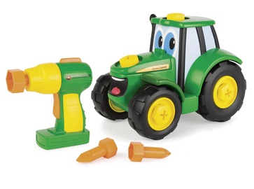 Rotaļu traktors John Deere Johnny 46655, dzeltena/zaļa