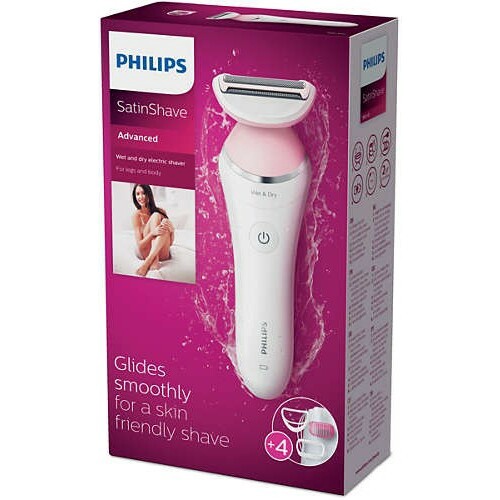 Бритва для женщин Philips BRL140/00, белый/розовый