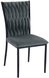 Ēdamistabas krēsls Home4you Emory 10393, matēts, tumši pelēka, 47 cm x 59 cm x 93 cm