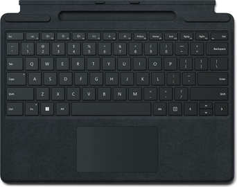 Klaviatuur Microsoft For Microsoft Surface Pro 8 EN, must, juhtmeta