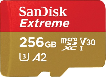 Карта памяти SanDisk Extreme, 256 GB