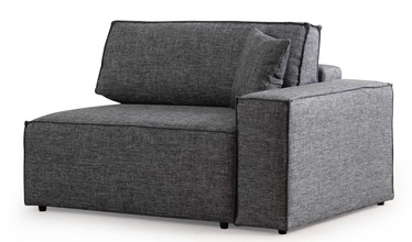 Угловой диван Atelier Del Sofa Pirlo, темно-серый, левый, 100 x 170 см x 88 см