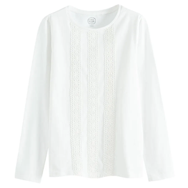 Krekls ar garām piedurknēm, meitenēm Cool Club CCG2720117, balta, 152 cm