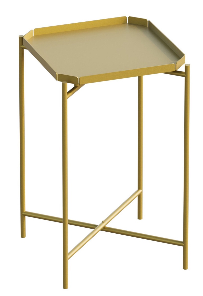 Журнальный столик Kalune Design SHB-008-A, золотой, 46 см x 46 см x 56 см