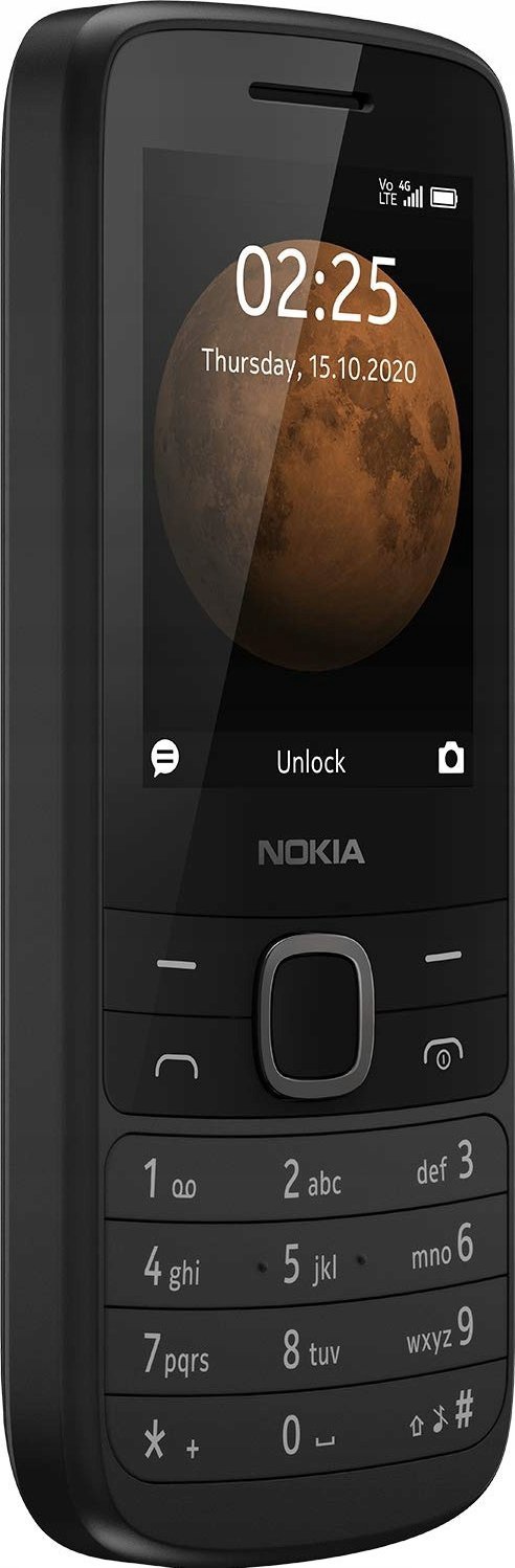 Mobilais telefons Nokia 225, 128 GB, melna
