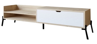 TV-laud Kalune Design Trezza, tamm/valge, 160 cm x 40 cm x 36 cm