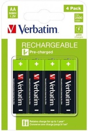 Įkraunamas elementas Verbatim 49517, AA, 2500 mAh, 4 vnt.