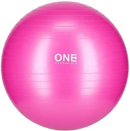 Гимнастический мяч One Fitness Gym Ball, розовый, 550 мм