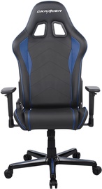 Spēļu krēsls DXRacer P Series PG08, 46 x 70 x 126 - 136 cm, zila/melna