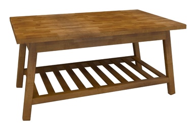 Журнальный столик Kalune Design Pika, дубовый, 90 см x 60 см x 45 см