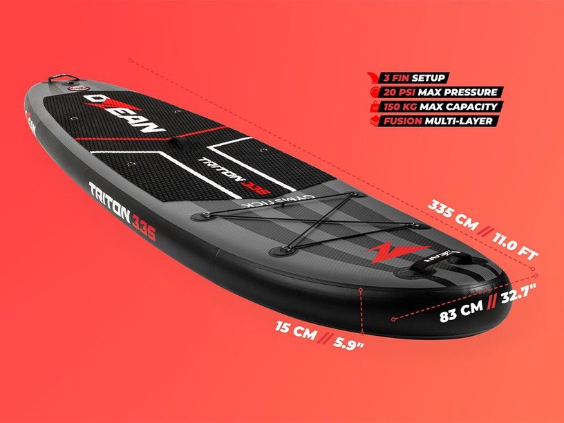 SUP dēlis Ozean Triton 335, 3350 mm