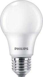 Лампочка Philips LED, A60, нейтральный белый, E27, 8 Вт, 806 лм