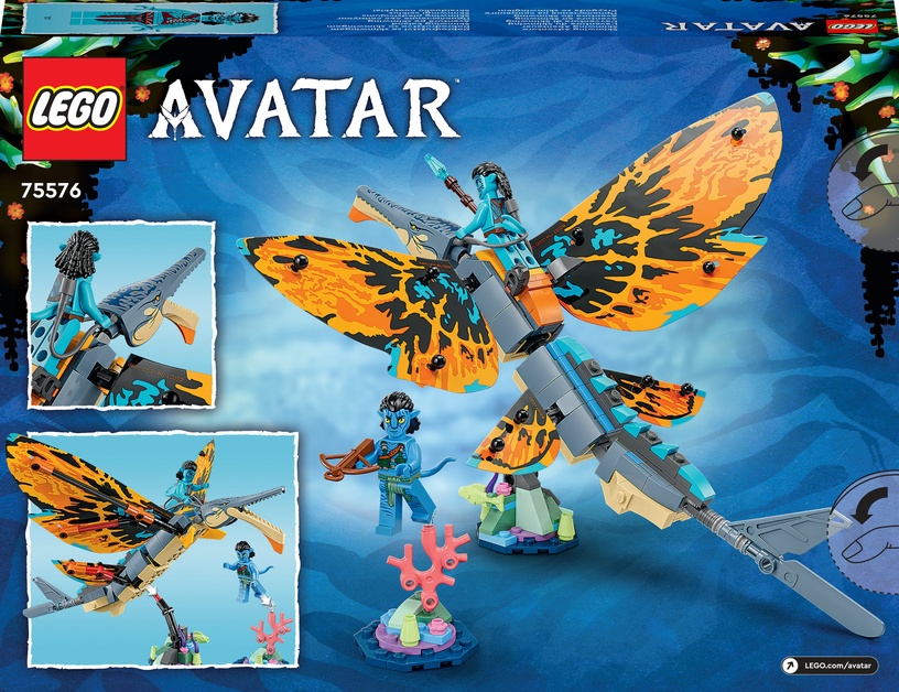 Konstruktor LEGO® Avatar Skimwingi seiklus 75576, 259 tk