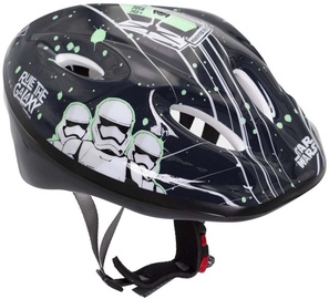 Ķivere velobraukšanai bērniem Disney Stormtrooper Star Wars, melna, 52-56 cm