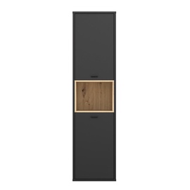 Шкафчики Domoletti, черный/дерево, 48.9 см x 41.5 см x 195.1 см