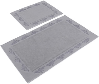 Vannasistabas paklājiņu komplekts Foutastic Sapphire 317HBY1802, pelēka, 100 cm x 60 cm