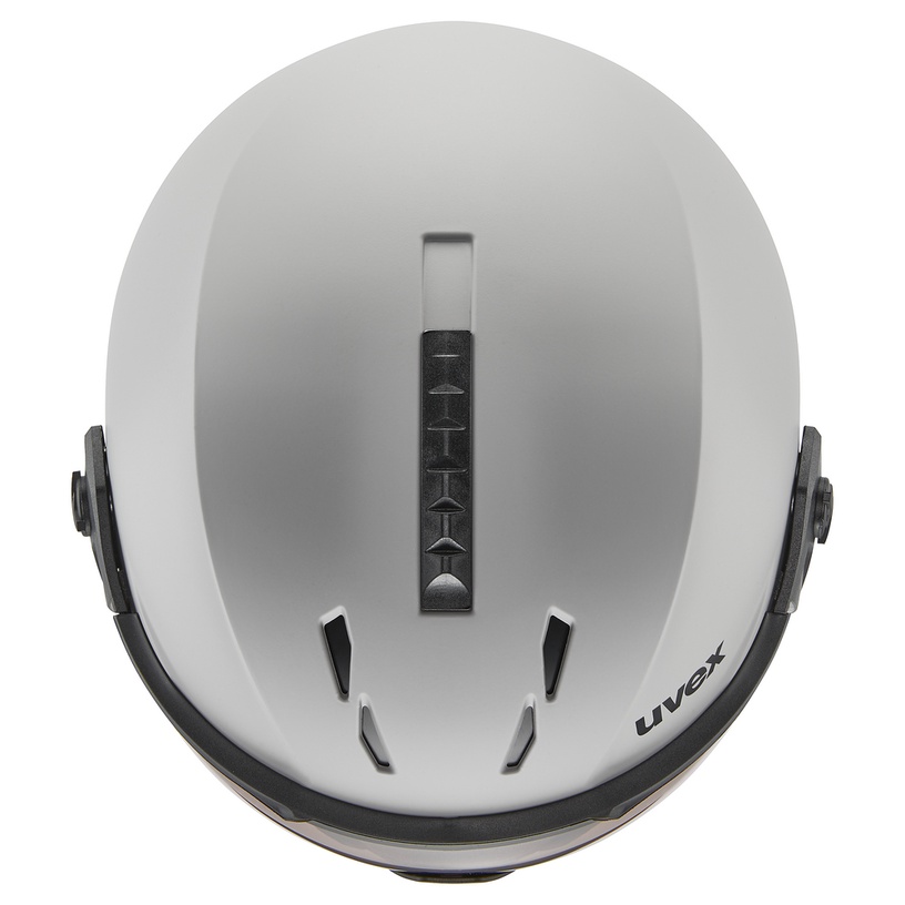 Suusakiivri ja prillide komplekt Uvex Instinct Visor Pro V, hall, 60-62 cm