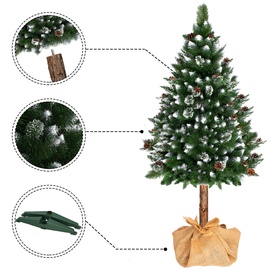 Mākslīgā eglīte Springos CT0046, 220 cm, ar statīvu
