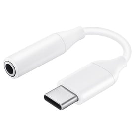 Adapteris Samsung EE-UC10JUWEGWW USB typ C, 3.5 mm, balta, 0.11 m